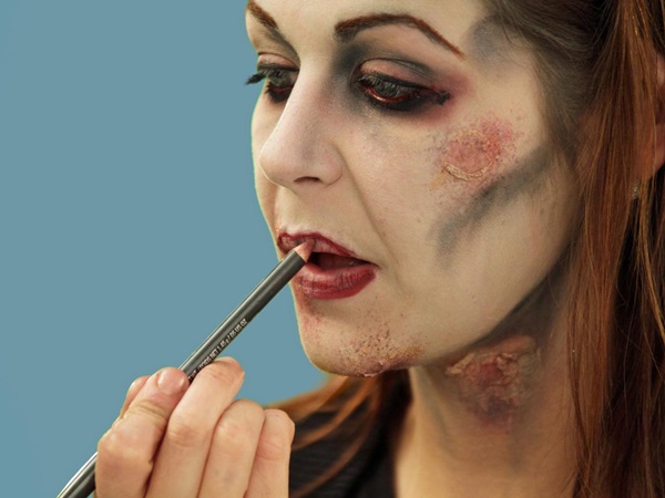 Scary Make-up für Halloween mit Ihren eigenen Händen für Mädchen und Mädchen