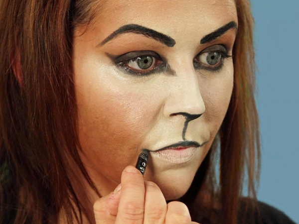 Scary Make-up für Halloween mit Ihren eigenen Händen für Mädchen und Mädchen