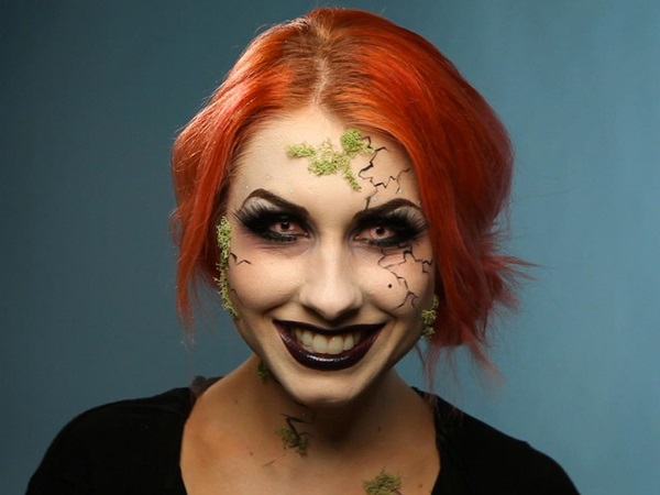 Scary Make-up für Halloween mit Ihren eigenen Händen für Mädchen und Mädchen