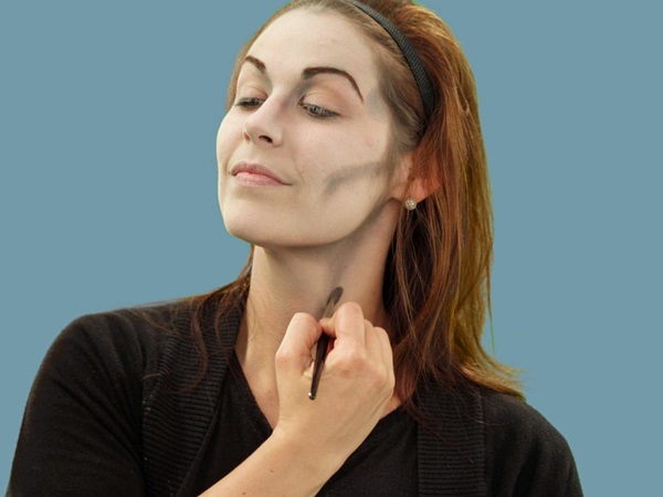 Scary Make-up für Halloween mit Ihren eigenen Händen für Mädchen und Mädchen