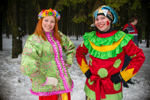 Lieder am Pancake Day: Texte russischer Volkslieder