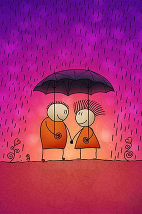 Plakat zum Valentinstag