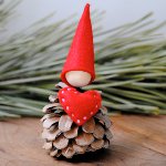 Valentinstag Geschenke. Lustige Zwerge