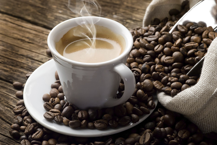 Suspendierter Kaffee