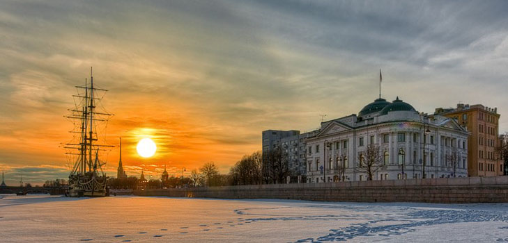 Das Wetter in Petersburg - März 2017
