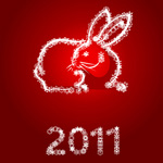 Herzlichen Glückwunsch zum neuen Jahr von Rabbit