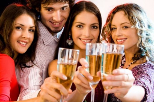 Die lustigsten und lustigsten Toasts in Vers und Prosa