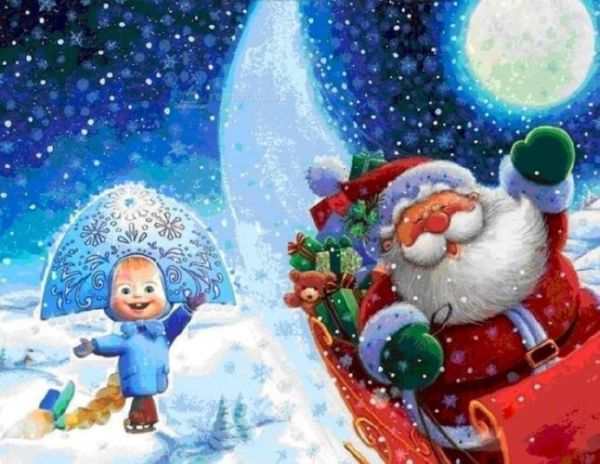 Szenario Kinder Neujahr 2017 für Kindergarten und Schule - lustig, theatralisch, Märchen, Musical