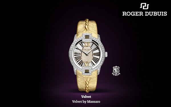Charme der 40er Jahre in der Linie der Schmuckuhren Velvet by Massaro