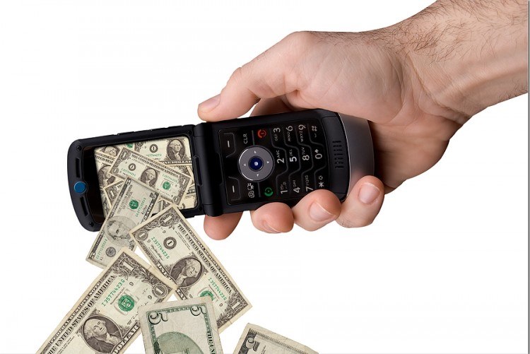 Telefon und Geld