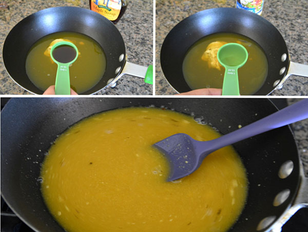 Schnelles Rezept: Hähnchenfilet in Mandelbrösel mit Senf-Honig-Sauce