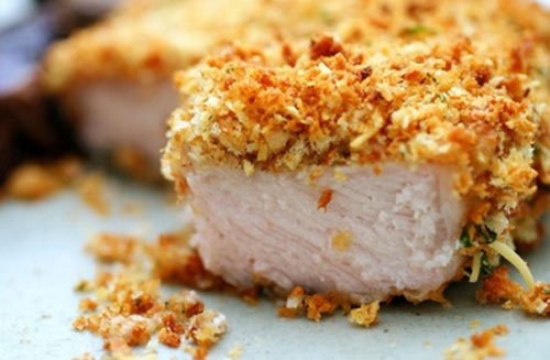 Schweinesteaks in der Panade