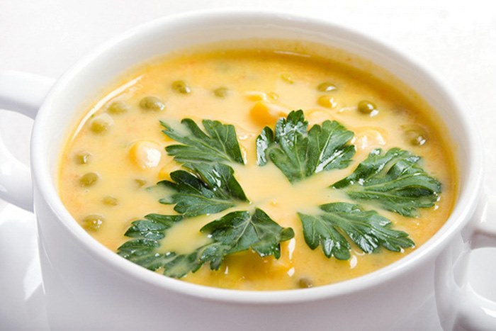 Suppe mit Gemüse