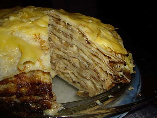 Kochgeheimnisse: Rezepte für die leckersten gefüllten Pfannkuchen mit Fotos und Videos
