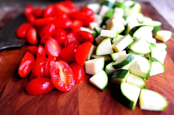 Rezept für einen interessanten Salat mit Zucchini