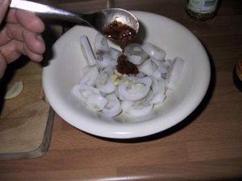 Schöner, leichter Salat im mediterranen Stil 