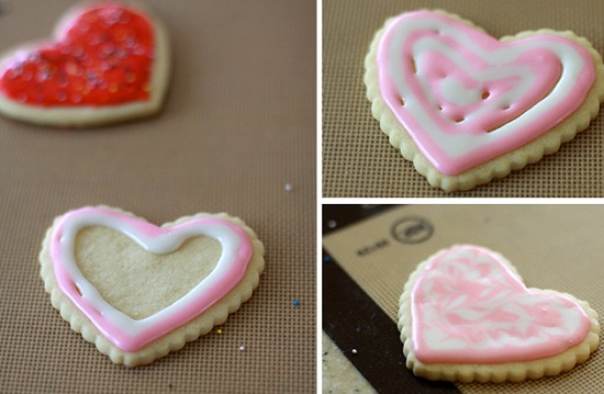 Kuchen zum Valentinstag