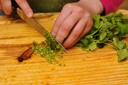 Foto von einem Rezept für Salat aus gebratenen Auberginen mit Tomaten