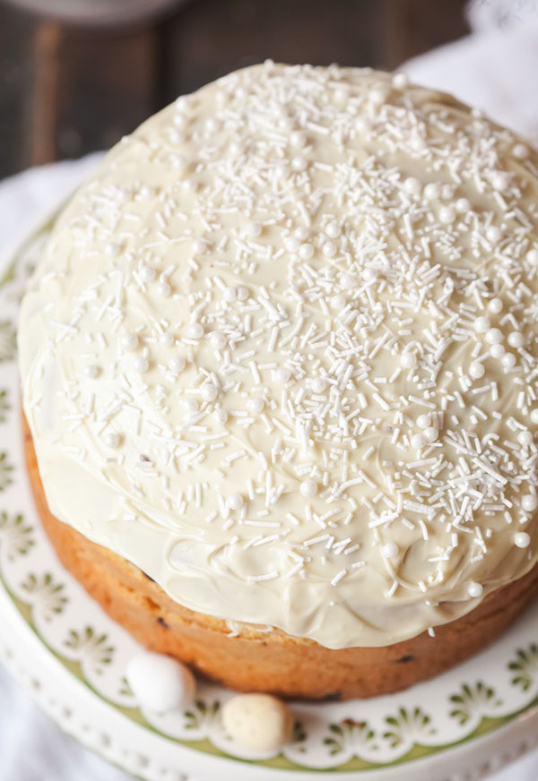 Glasur für Kuchen mit einem Foto