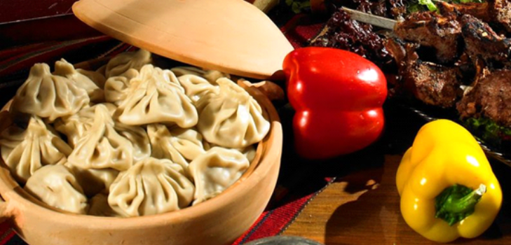 Khinkali auf Georgisch