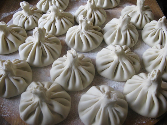 Gekleidetes Khinkali