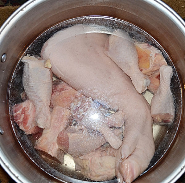Rezepte einer Erkältung mit Fotos Schritt für Schritt gemacht - von Schweinefleisch, Stiel, Rind, Hähnchenschenkel, mit Gelatine