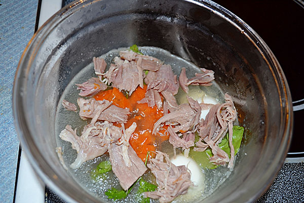 Rezepte einer Erkältung mit Fotos Schritt für Schritt gemacht - von Schweinefleisch, Stiel, Rind, Hähnchenschenkel, mit Gelatine