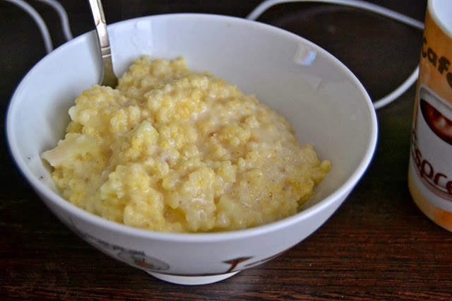 Hirsebrei mit Kartoffeln Dosenkartoffeln