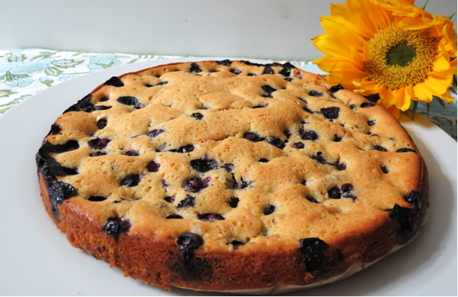 Wie backe ich einen Kuchen mit Blaubeeren?