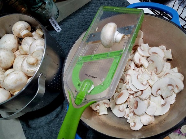 Pilze pürieren