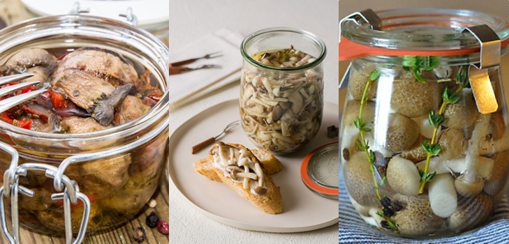 Pilze zu Hause pürieren - Rezepte für den Winter in Banken