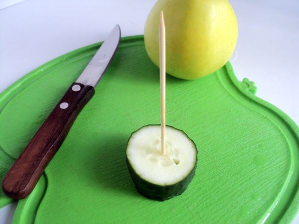 Schönes Servieren und Servieren von Früchten