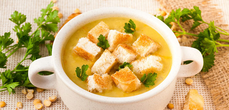 Wie man Erbsensuppe kocht