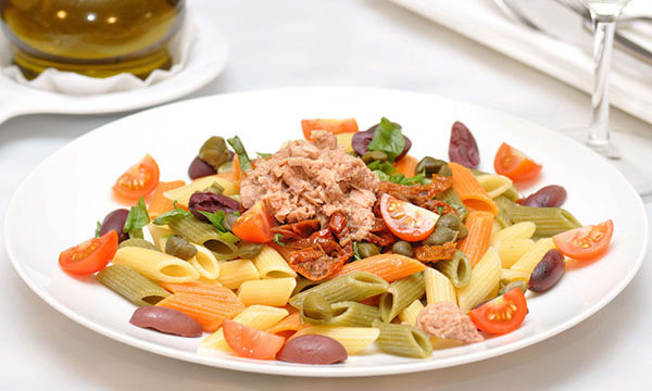 Rezept für exquisite Pasta mit scharfem Thunfisch