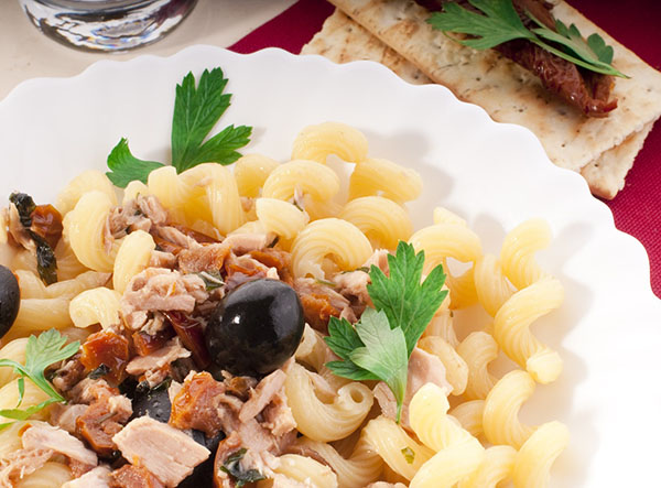Rezept für exquisite Pasta mit scharfem Thunfisch