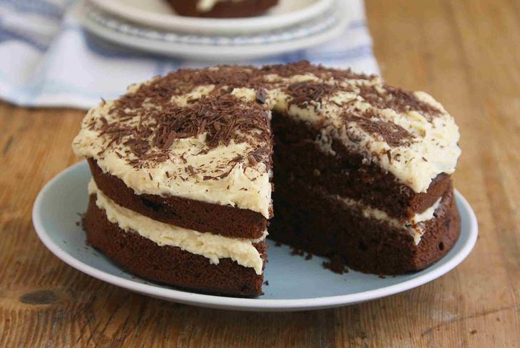 Foto von einem Rezept für Kaffeekuchen