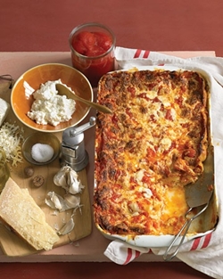 Wie man Lasagne zu Hause zubereitet