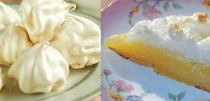 Wie man Baiser zubereitet, ein leckeres Rezept mit einem Foto