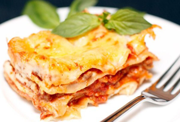 Rezept für scharfe vegetarische Lasagne von IKFA