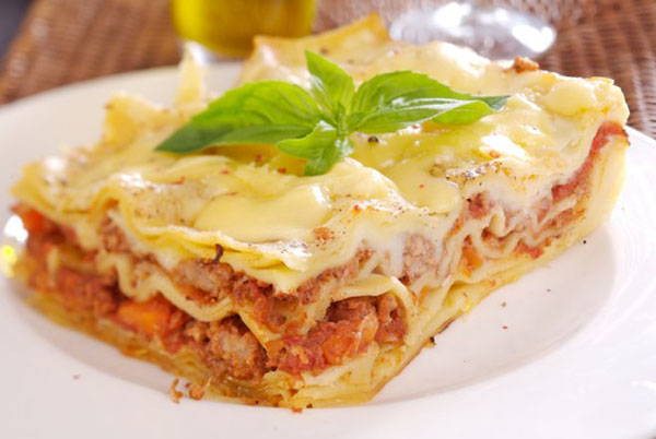 Rezept für scharfe vegetarische Lasagne von IKFA