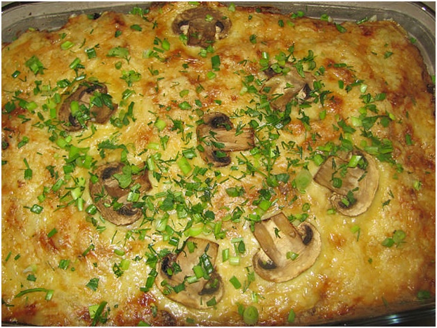 Julienne mit Grüns