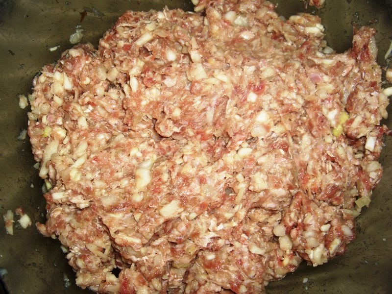 vorgefertigtes Hackfleisch