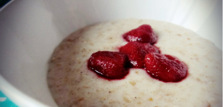 Haferbrei auf Milch