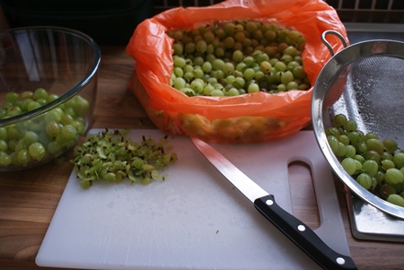 Wie man Kompott von Stachelbeeren brauen