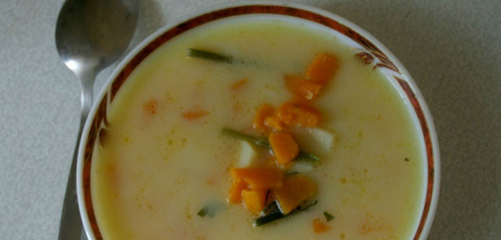 Milchsuppe zubereiten: Gertechnologie