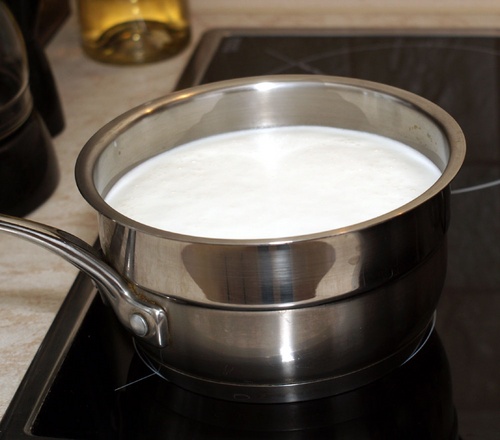 Milchsuppe zubereiten: Gertechnologie