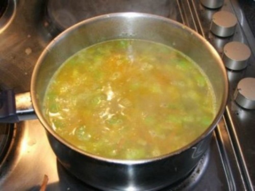 Milchsuppe zubereiten: Gertechnologie