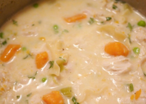 Milchsuppe zubereiten: Gertechnologie