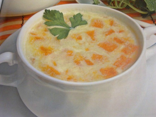 Milchsuppe zubereiten: Gertechnologie