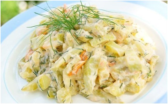 sehr schmackhafte Zucchini